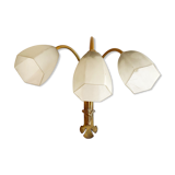 french art deco wall lamp brass