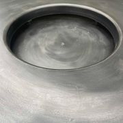 Table basse ronde noire