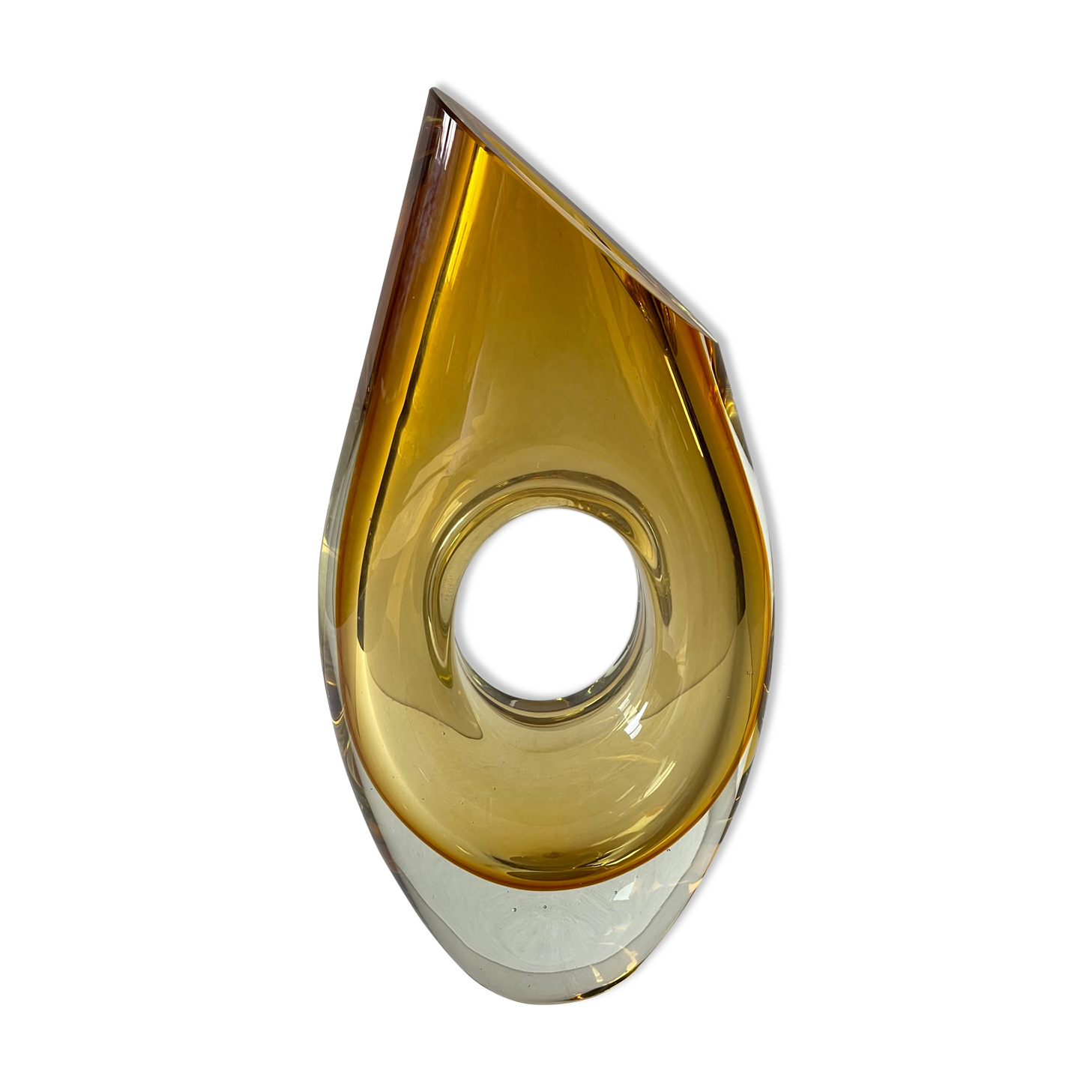 Vintage sommerso murano vase