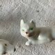12 Art Deco porcelain knife holders
