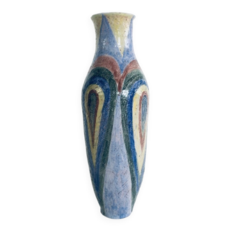 Vintage Handmade Art Studio Pottery Vase, 1980s