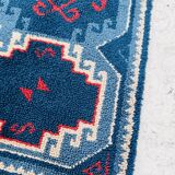 Tapis vintage Bleu
