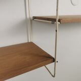 Modular metal and wood shelf