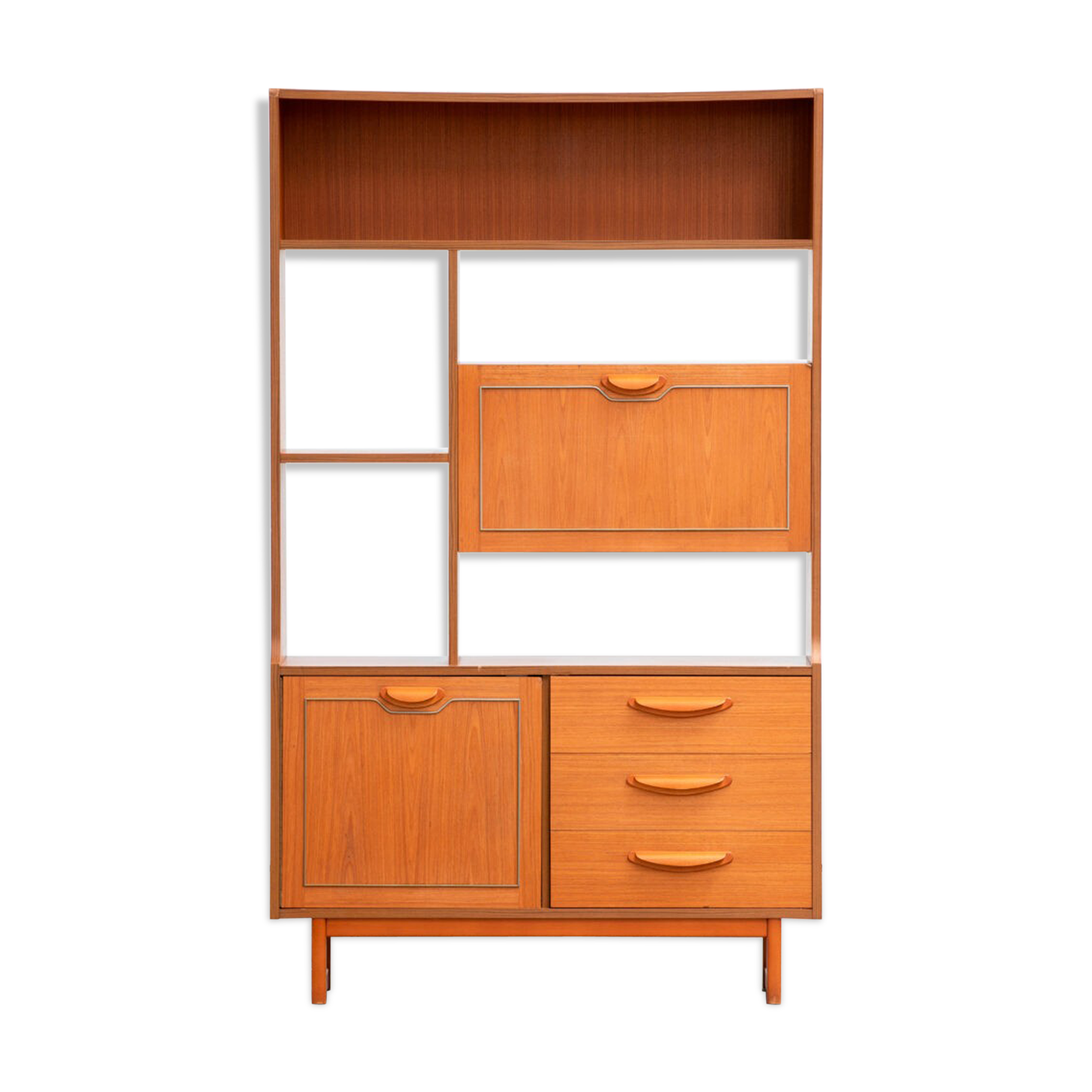 Scandinavian teak library 1960