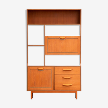 Scandinavian teak library 1960