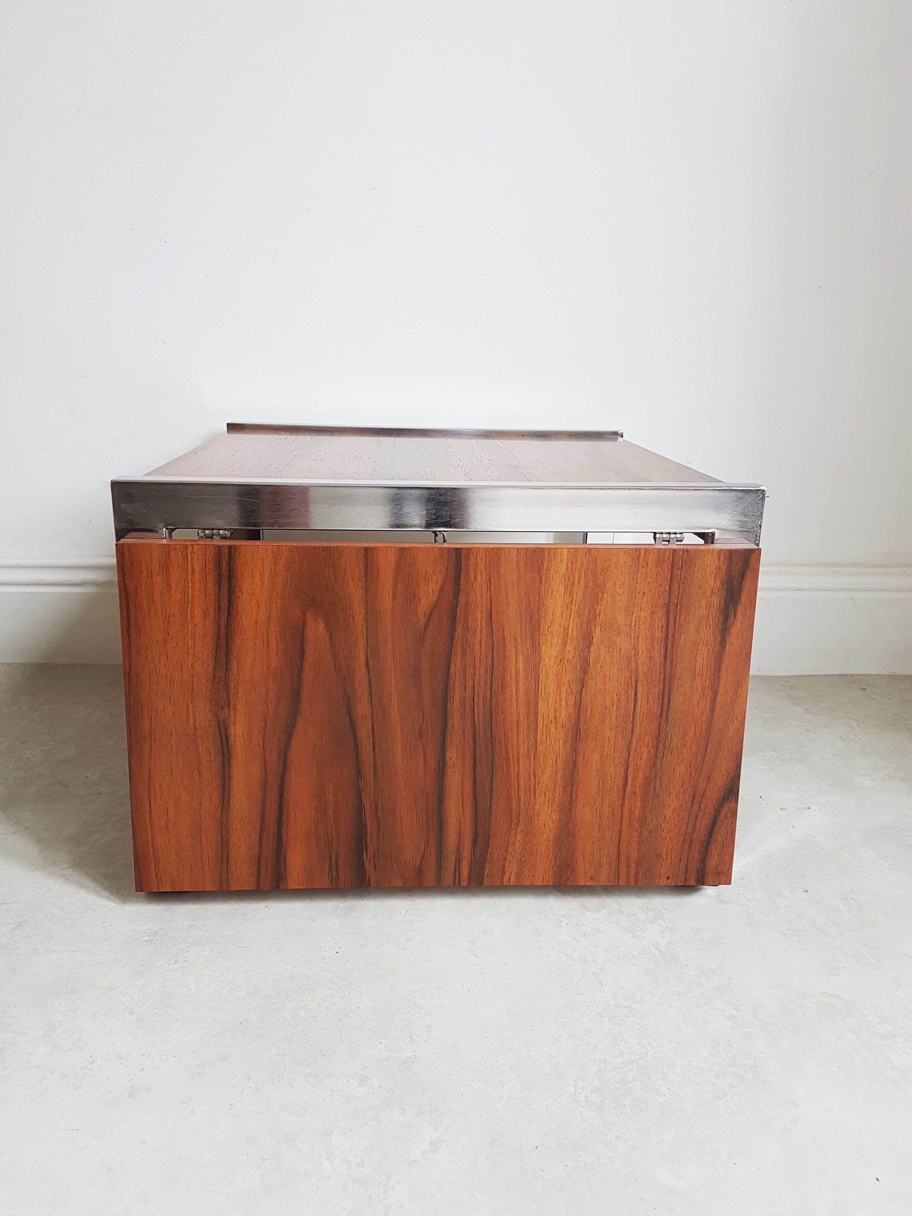 Low chrome and formica table