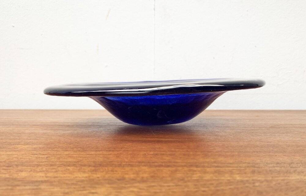 Mid-century Swedish glass bowl from Pukeberg Glass, 1960s.