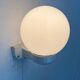 German wall lamp in ceramic and glass from the mid-century, Siemens, 1950s.