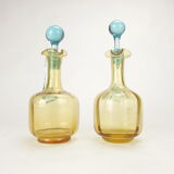 Old pair of George Sand decanters, Cristal de Portieux