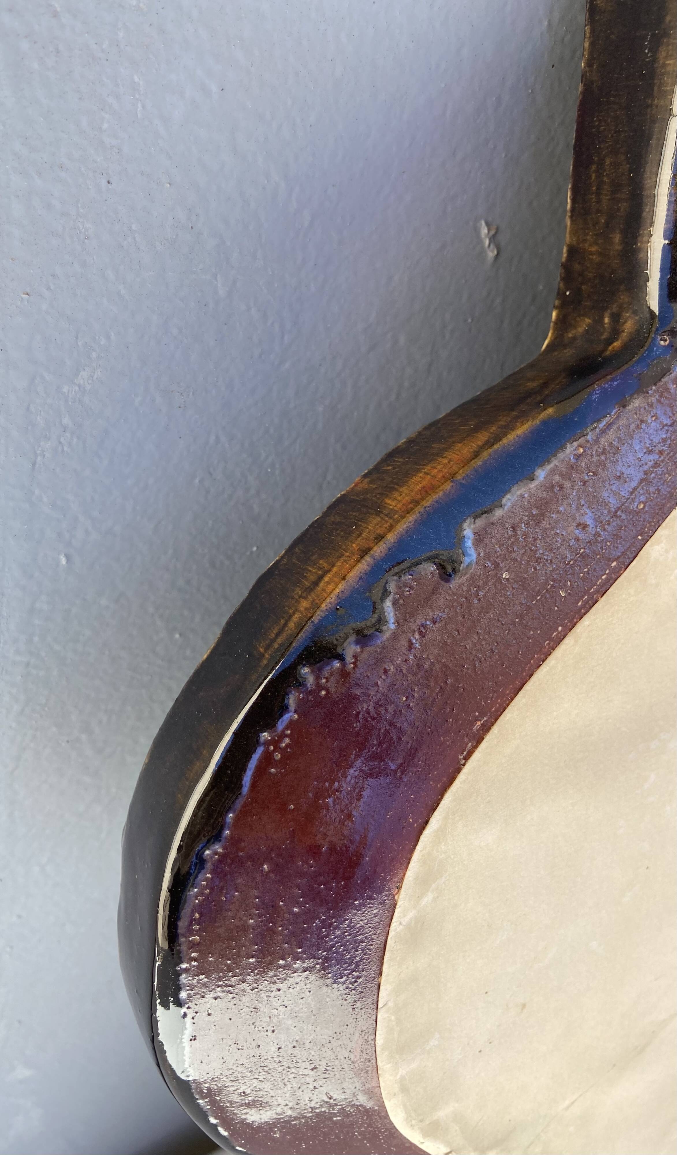 60s ceramic wall owl