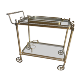 Brass wheel service +3 removable tray