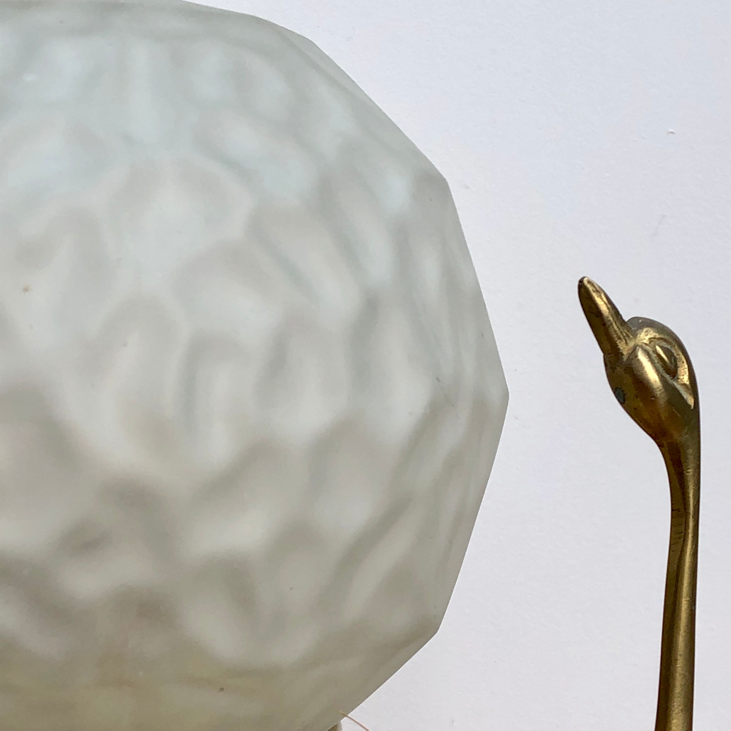 Lamp to lay vintage globe art deco