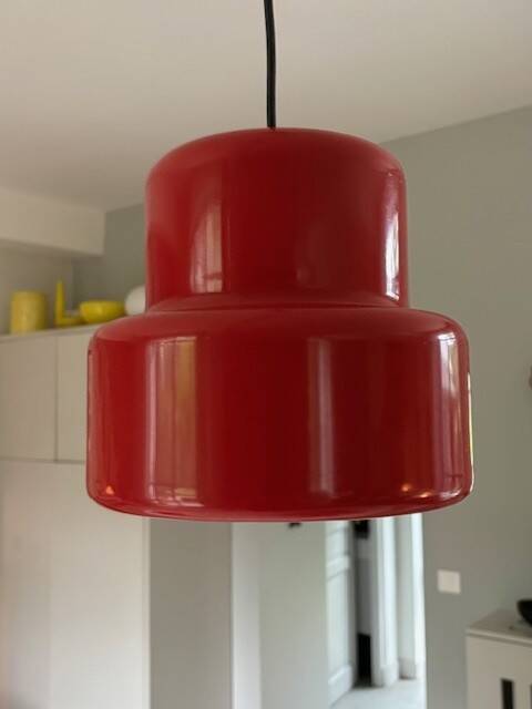 2 suspensions "Poker" de Jo Hammerborg- Danemark années 70