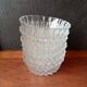 Vintage glass dessert service, bowls and serving dish.