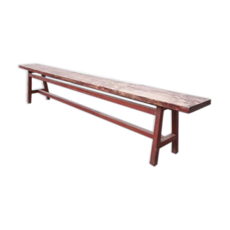 Wooden bench