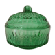 Candy or sugar maker in green glass Arcoroc