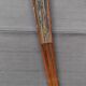 Eventail lacquered bamboo and hand wallpaper - china - 2nd half 20th century