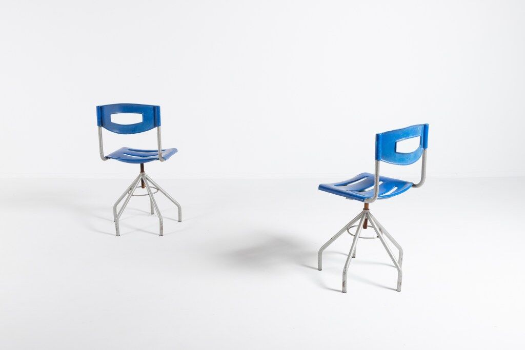 Vintage industrial stool