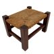 Vintage footstool stool minimalist