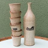 Stoneware service, pottery from Bois de Laud
