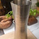 Large designer stainless steel vase