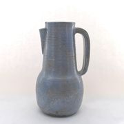 Large Stoneware Ceramic Pitcher Signed Drillon 50's