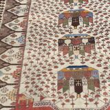 Oriental wool rug entirely handmade