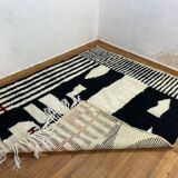 Large handmade bjaad rug 300cm x 200cm