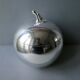 Luxium France silver metal apple-shaped ice bucket