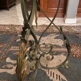 Louis XIV style wrought iron pot holder