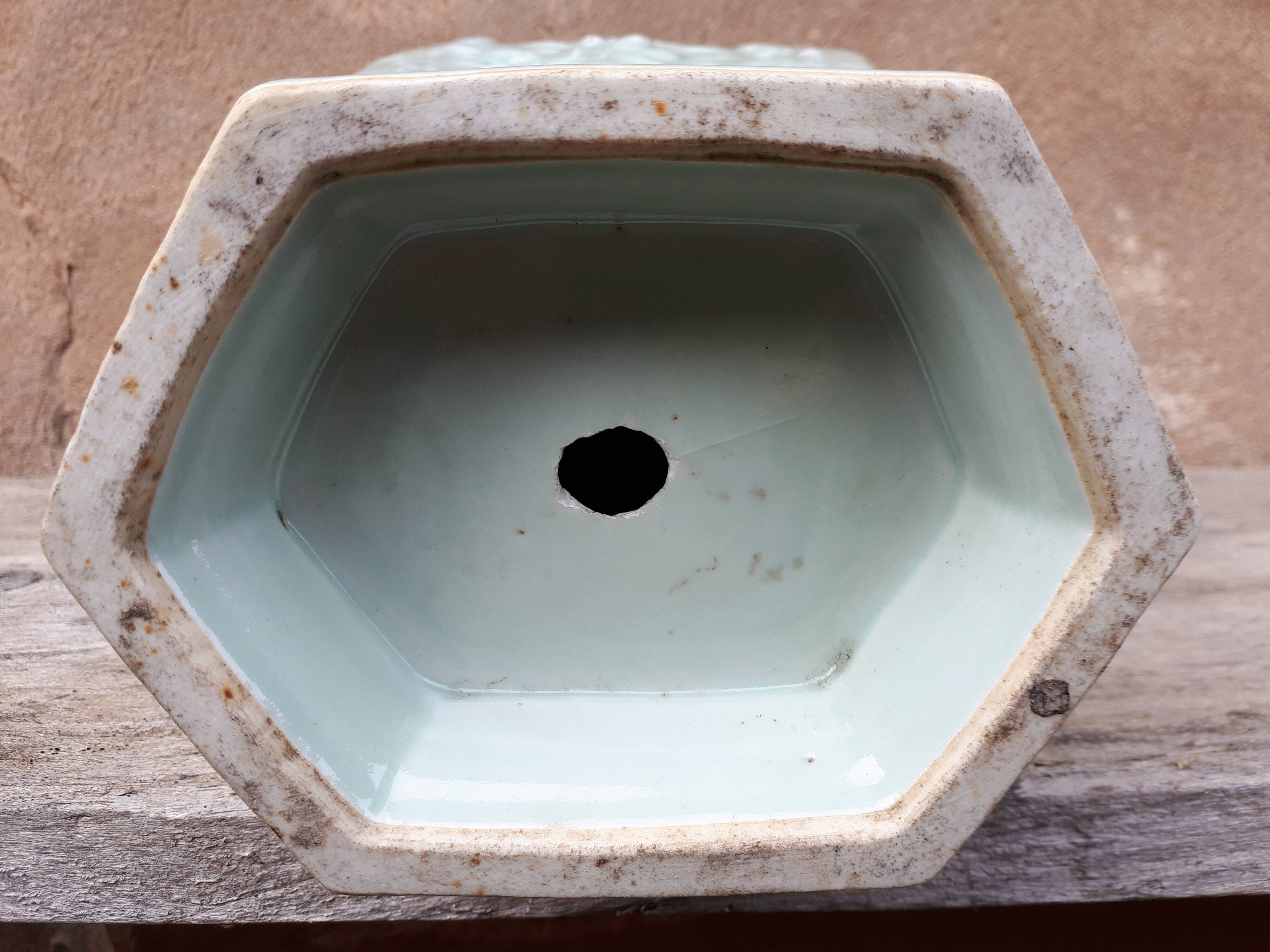 Chinese celadon vase (green porcelain), China, Daoguang period