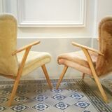 Lot of 2 Wing chairs chair Zig Zag