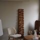 Hand-carved wooden decorative sculpture, mid-century, Danish cabinetmaker, 1970s.
