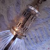 Chandelier, 1920s Holophane pendant light