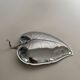 Coupelle feuille en inox vintage