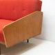 Mid century folding sofa from interier praha, 1960´s, czechoslovakia