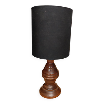 Wooden bedside lamp