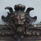Napoleon III period pediment mirror