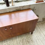 Enfilade teck XL années 60 constructiviste