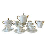 Vintage Limoges porcelain gold coffee set – 15 pieces