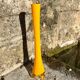 Vintage yellow bud vase