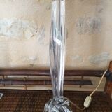 Crystal lamp signed Daum