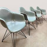 DAR dining chairs fiberglass shell chairs Charles & Ray Eames Vitra