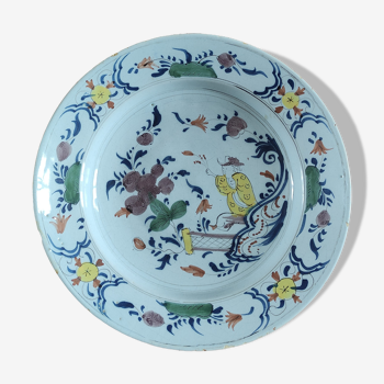 Old Delft dish 17th century Chinese decoration