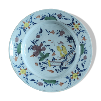 Old Delft dish 17th century Chinese decoration