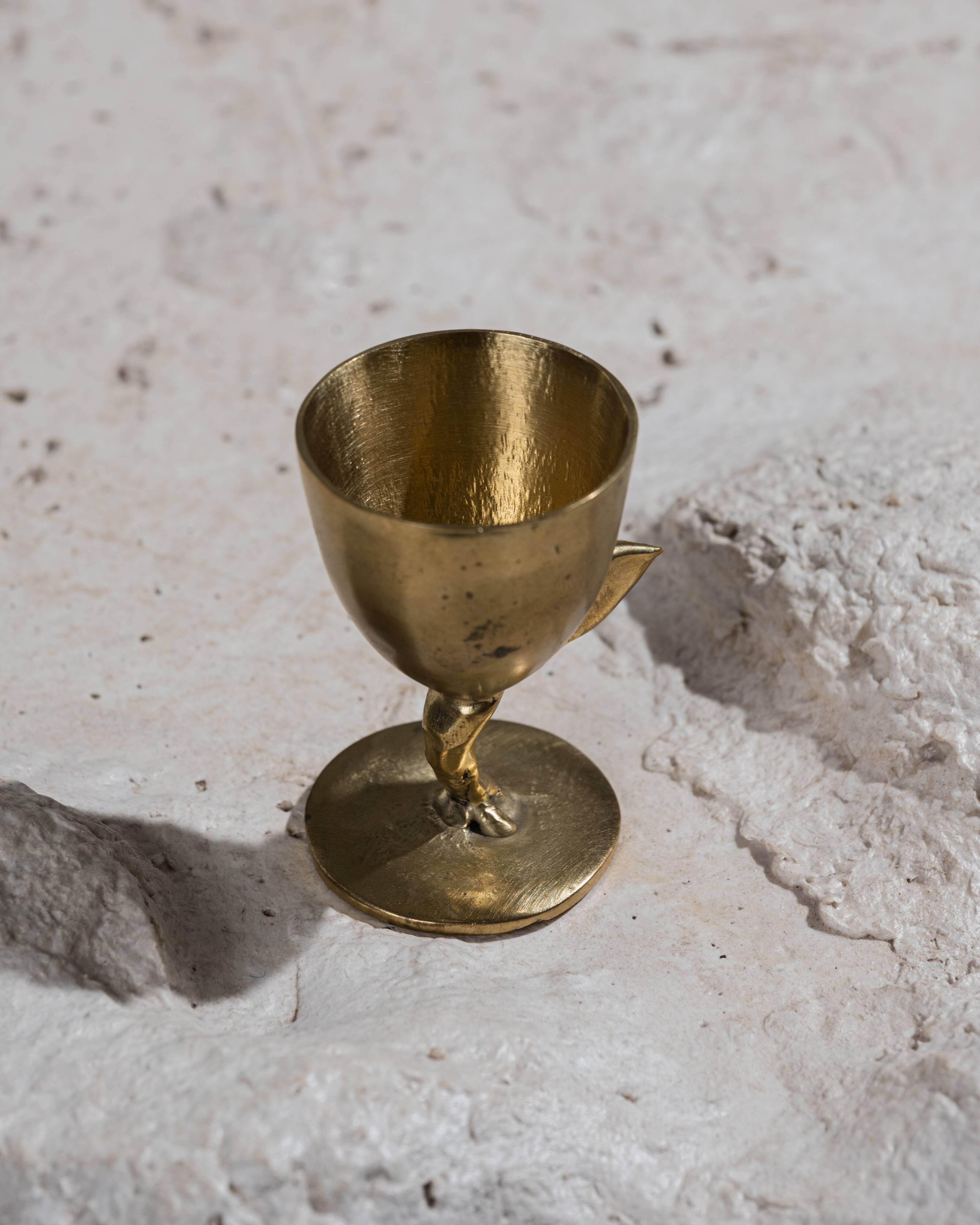 Grail Cluster Brass Egg Cup No. 5