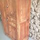 Small cabinet made of raw wood