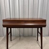 Swedish Console Table with Two Drawers in Dark Teak by G&T, 1960s