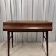 Swedish Console Table with Two Drawers in Dark Teak by G&T, 1960s