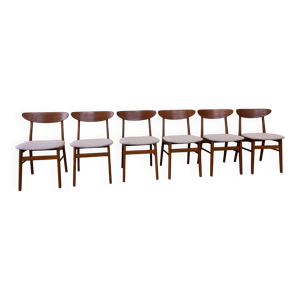 Ensemble de six chaises